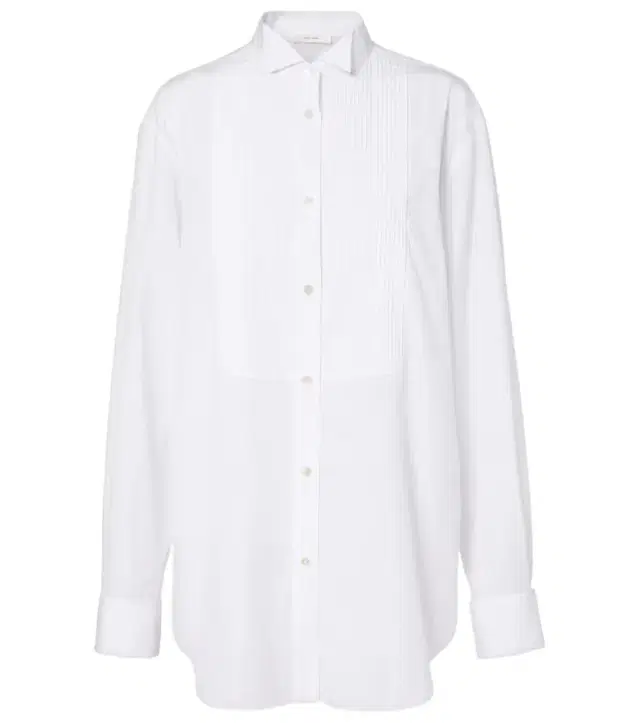The Row Erelia cotton poplin shirt