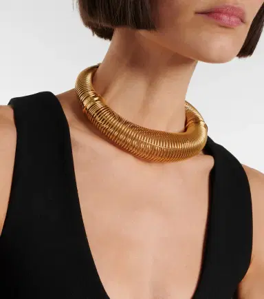 Alaïa Alaïa Logo choker | Thumbnail 4
