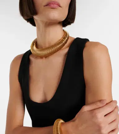Alaïa Alaïa Logo choker | Thumbnail 5
