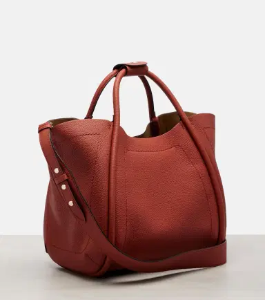 Max Mara Marine Small leather tote bag | Thumbnail 4