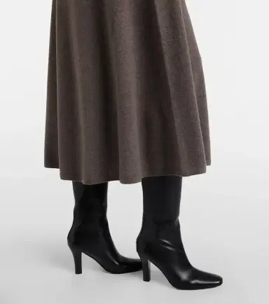 The Row Masini cashmere midi skirt | Thumbnail 5