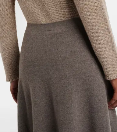 The Row Masini cashmere midi skirt | Thumbnail 6
