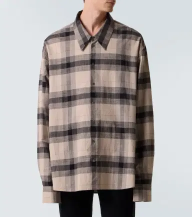 Calvin Klein Collection Tyson checked cotton shirt | Thumbnail 2