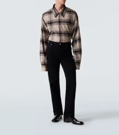 Calvin Klein Collection Tyson checked cotton shirt | Thumbnail 4