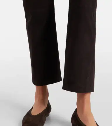 Citizens of Humanity Winslow mid-rise suede straight-leg pants | Thumbnail 3 Citizens of Humanity Winslow mid-rise suede straight-leg pants | Thumbnail 3