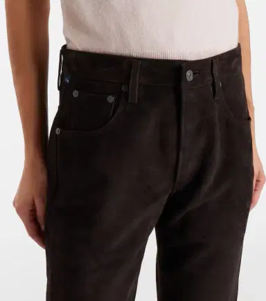 Citizens of Humanity Winslow mid-rise suede straight-leg pants | Thumbnail 5 Citizens of Humanity Winslow mid-rise suede straight-leg pants | Thumbnail 5