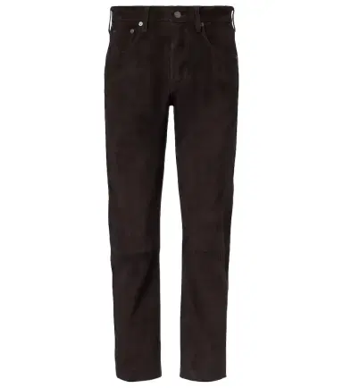 Citizens of Humanity Winslow mid-rise suede straight-leg pants | Thumbnail 1 Citizens of Humanity Winslow mid-rise suede straight-leg pants | Thumbnail 1