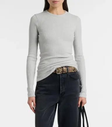 AGOLDE Delphi ribbed-knit top | Thumbnail 6