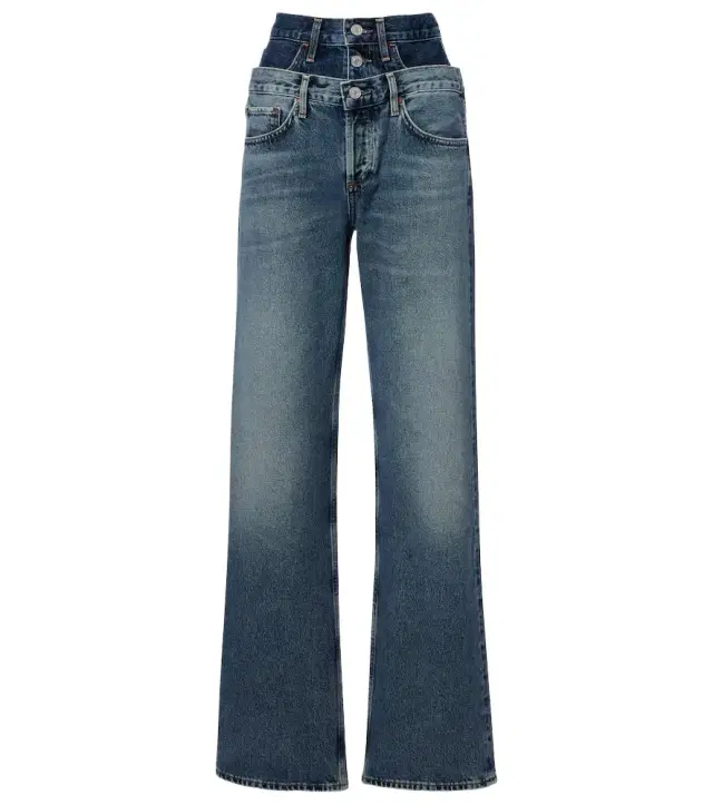 Agolde Elson high-rise wide-leg jeans