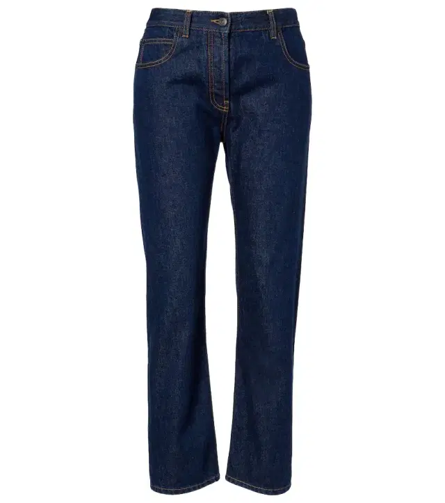 The Row Riaco mid-rise straight jeans