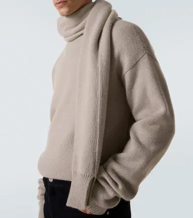 Calvin Klein Collection Rex scarf-detail cashmere sweater | Thumbnail 2