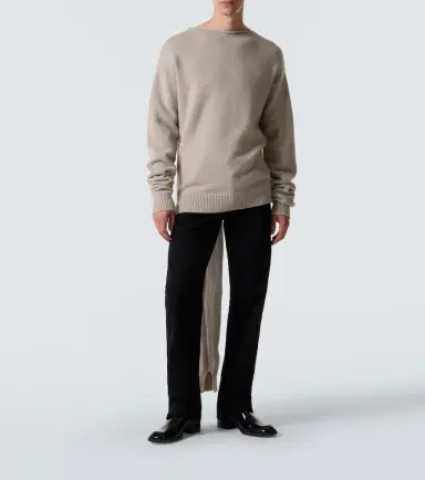 Calvin Klein Collection Rex scarf-detail cashmere sweater | Thumbnail 3