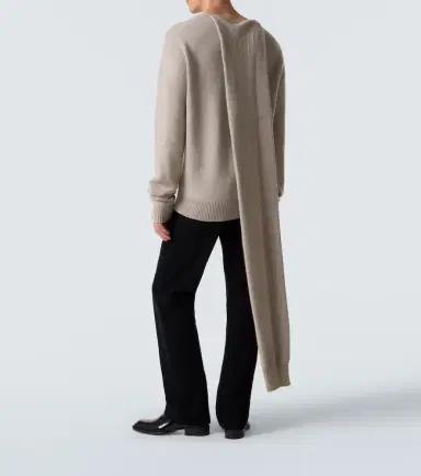 Calvin Klein Collection Rex scarf-detail cashmere sweater | Thumbnail 4