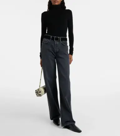 AGOLDE Wilma jersey turtleneck bodysuit | Thumbnail 5