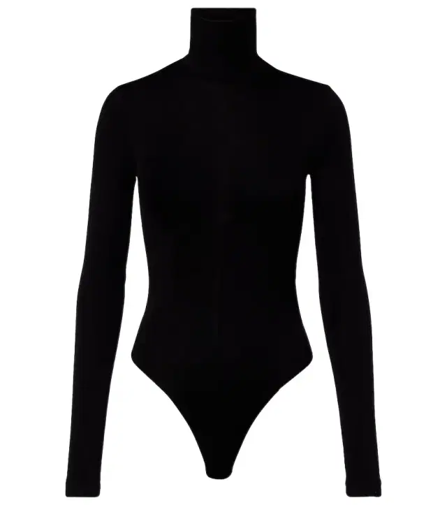 Wilma jersey turtleneck bodysuit