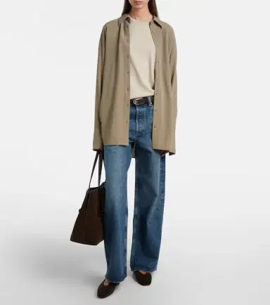 AGOLDE Low Slung Baggy mid-rise wide-leg jeans | Thumbnail 2