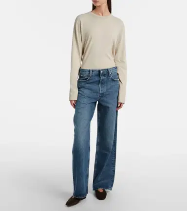 AGOLDE Low Slung Baggy mid-rise wide-leg jeans | Thumbnail 4