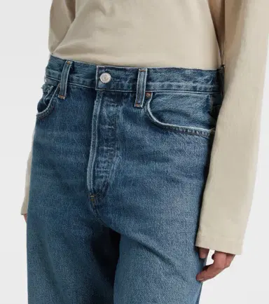 AGOLDE Low Slung Baggy mid-rise wide-leg jeans | Thumbnail 5