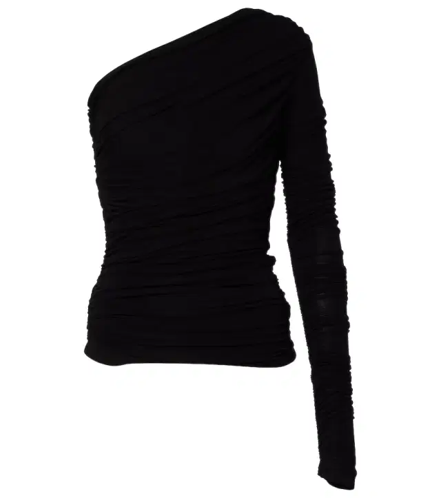 Agolde Annette asymmetrical ruched top