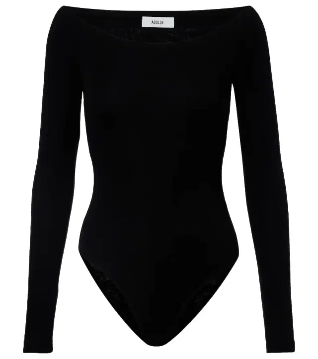 Agolde Maren off-shoulder bodysuit