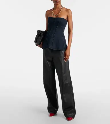 AGOLDE Lara denim corset | Thumbnail 2 AGOLDE Lara denim corset | Thumbnail 2