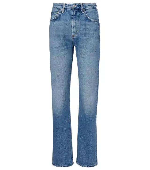Zurie high-rise straight-leg jeans