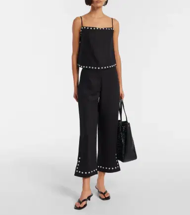 Staud Kirra linen-blend tank top | Thumbnail 2