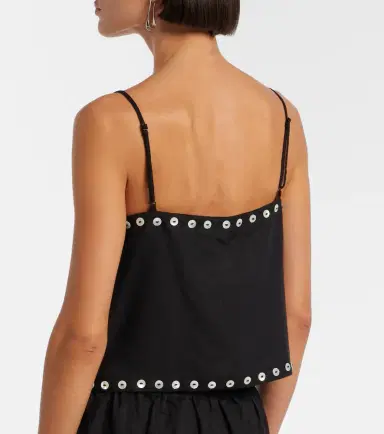Staud Kirra linen-blend tank top | Thumbnail 3