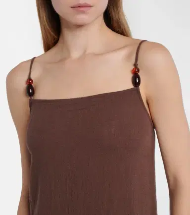 Staud Laura cotton gauze maxi dress | Thumbnail 4