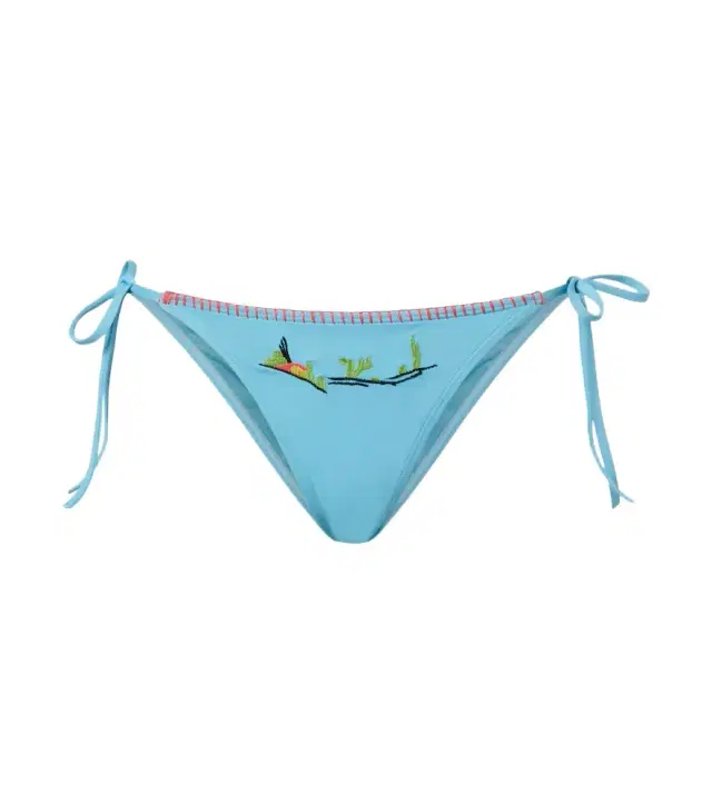 Sisley embroidered bikini bottoms
