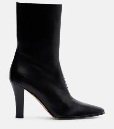 The Row Mona leather ankle boots | Thumbnail 3