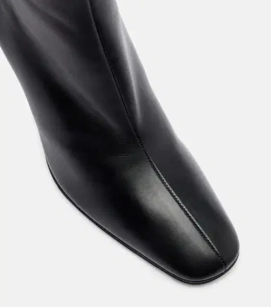 The Row Mona leather ankle boots | Thumbnail 4