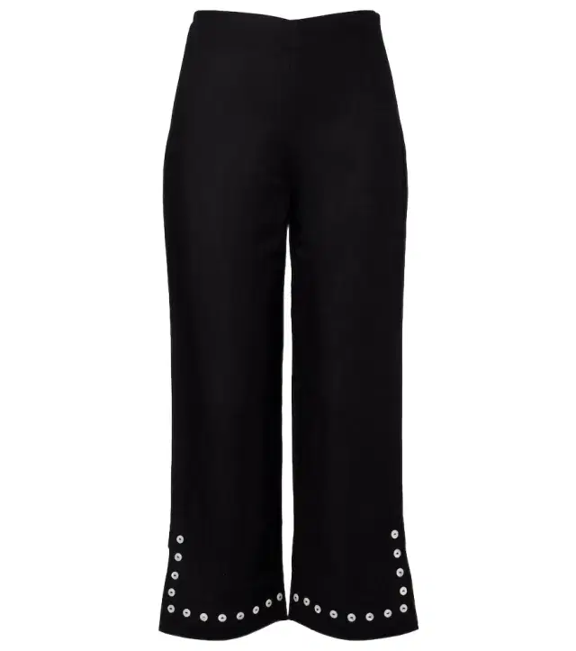 Staud Piha linen-blend flared pants