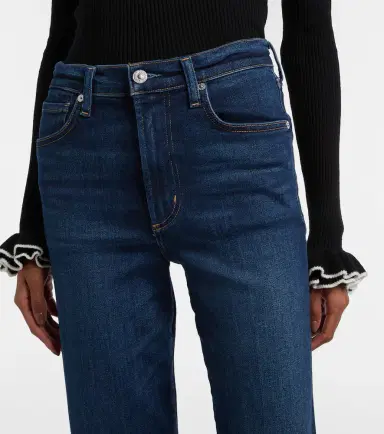 Citizens of Humanity Caia cropped mid-rise straight jeans | Thumbnail 2
