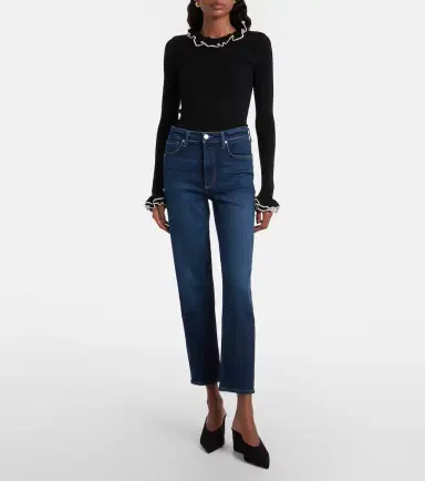 Citizens of Humanity Caia cropped mid-rise straight jeans | Thumbnail 3
