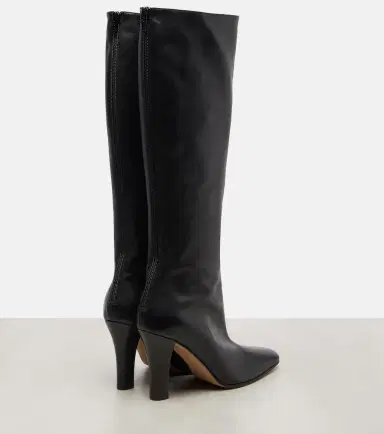 The Row Mona leather knee-high boots | Thumbnail 3