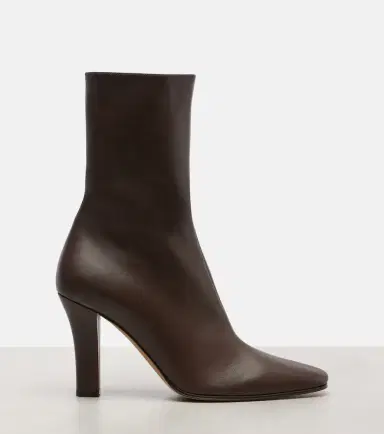 The Row Mona leather ankle boots | Thumbnail 3