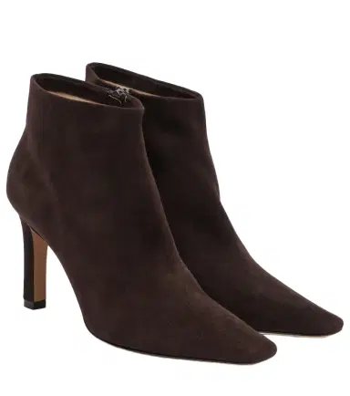 The Row Carla suede ankle boots | Thumbnail 1 The Row Carla suede ankle boots | Thumbnail 1