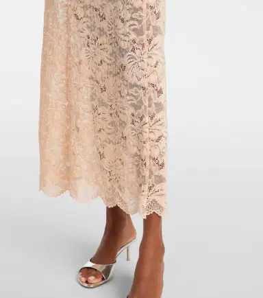 Rabanne Sequined off-shoulder lace midi dress | Thumbnail 3