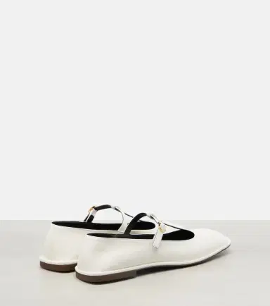 The Row Square leather ballet flats | Thumbnail 4 The Row Square leather ballet flats | Thumbnail 4