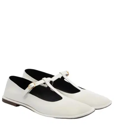 The Row Square leather ballet flats | Thumbnail 1 The Row Square leather ballet flats | Thumbnail 1