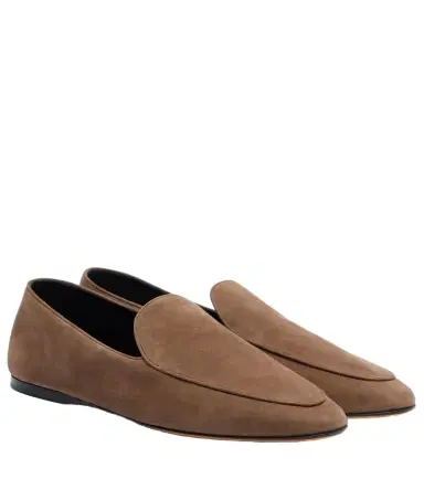 The Row Soft suede loafers | Thumbnail 1