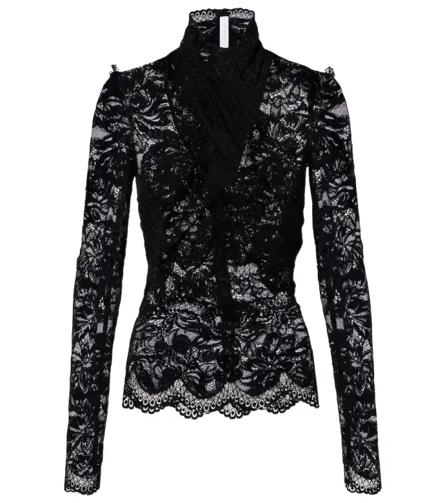 Rabanne Floral lace top