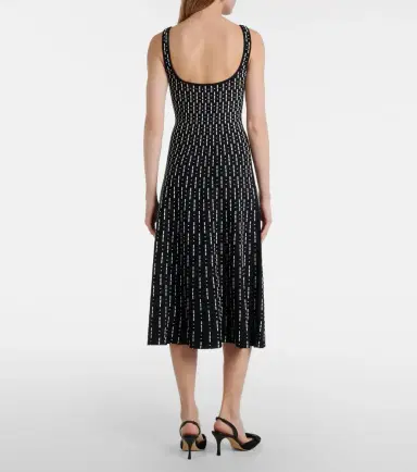 Staud Ellison compact knit midi dress | Thumbnail 2