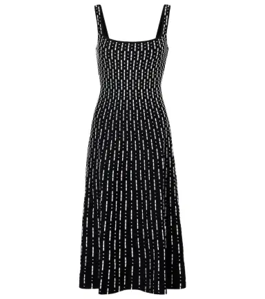 Staud Ellison compact knit midi dress | Thumbnail 1