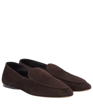 The Row Awar suede loafers | Thumbnail 1