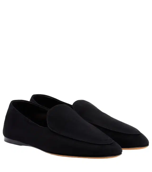The Row Awar suede loafers