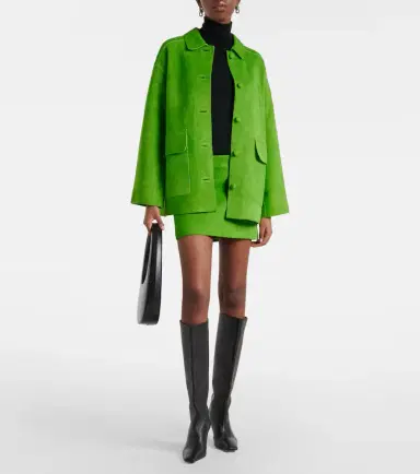 Staud Crest suede miniskirt | Thumbnail 2