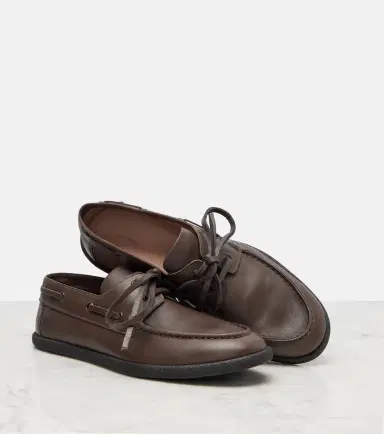 The Row Novus Sailor leather boat shoes | Thumbnail 4 The Row Novus Sailor leather boat shoes | Thumbnail 4