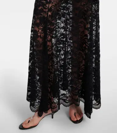 Rabanne Floral lace maxi skirt | Thumbnail 4 Rabanne Floral lace maxi skirt | Thumbnail 4